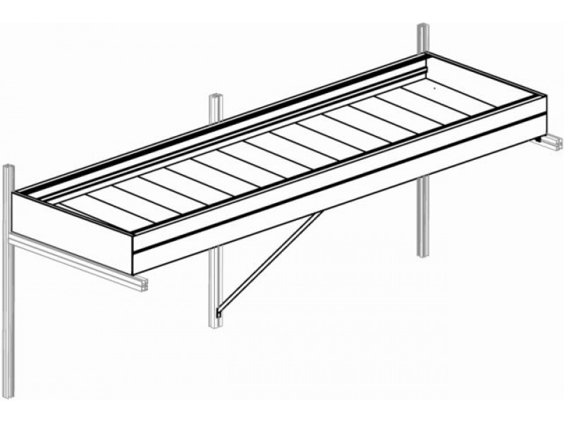KGT Pflanzwanne für Gewächshaus Lilie III