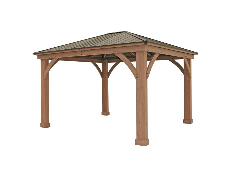 WESTMANN Holzpavillon DEVON 366x427 cm natur "12x14"