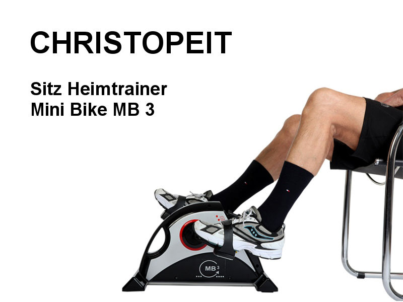 CHRISTOPEIT Sitz Heimtrainer Mini Bike MB 3, mech. gebremst - VERSANDKOSTENFREI