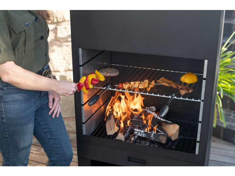 WESTMANN Grill und Gartenkamin schwarz