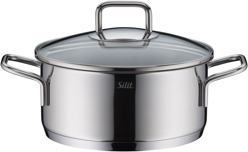 SILIT Extra Cook Bratentopf 20 cm mit Glasdeckel