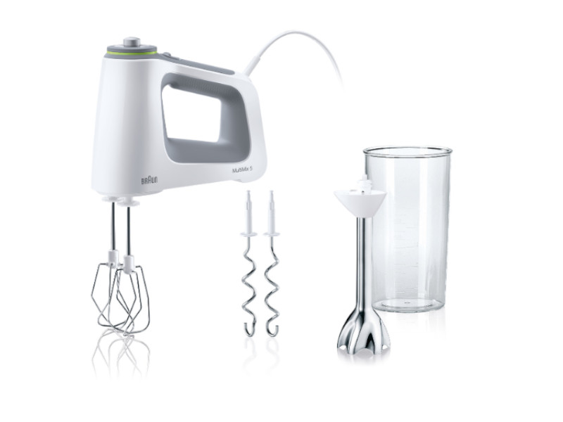 BRAUN Handmixer HM5107WH MultiMix5 weiß / grau
