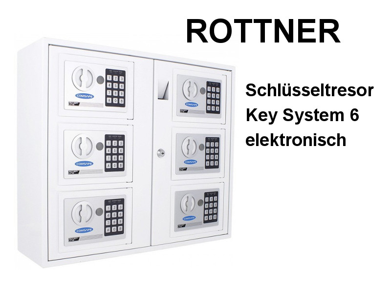 ROTTNER Schlüsseltresor Key System 6 elektronisch
