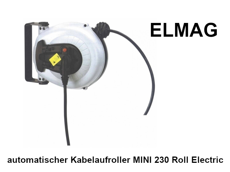 ELMAG automatischer Kabelaufroller MINI 230 Roll Electric