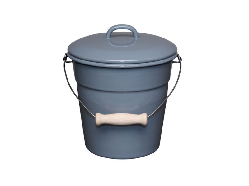 RIESS Email Allzweckeimer mit Deckel 20cm 3,5L PURE GREY