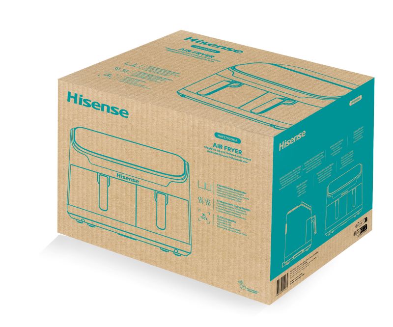 HISENSE AirFryer Solo - Heißluft-Fritteuse (11 Liter) HAF2700DHA