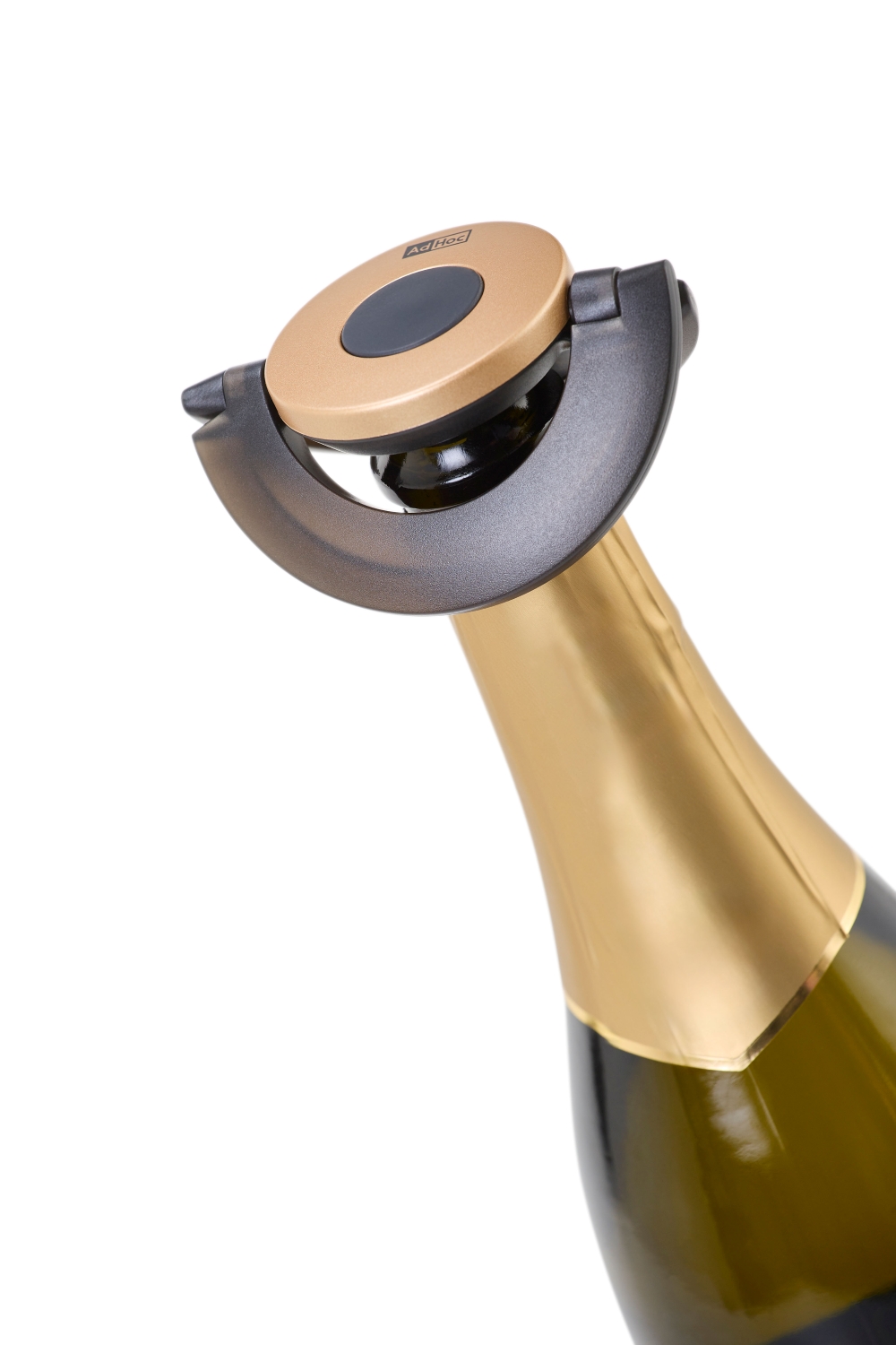 AdHoc Gusto FV52 Sekt- und Champagnerverschluss Schwarz-Gold