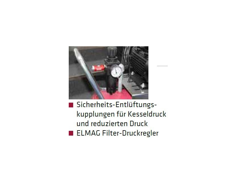 ELMAG Kompressor PROFI LINE PLH 600/15/100D - fahrbar