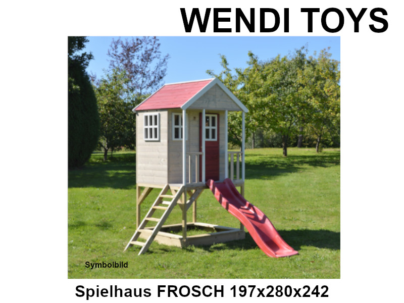 WENDI TOYS Spielhaus FROSCH 197x280x242