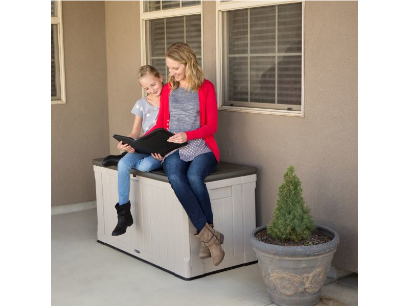 LIFETIME Kissenbox HARMONY Lichtgrau 440 L