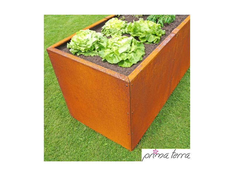 PRIMA TERRA Hochbeet-Bausatz Metall Edelrost 236x98 H78 cm