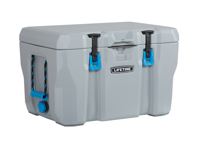 LIFETIME Kühlbox 52 Liter Volumen grau