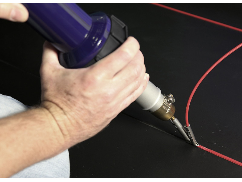 WELDY Heißluft Fön SCHWEIßDRAHTSET HT1600 + 5mm Rohrdüse + 4mm Schnellschweißdüse