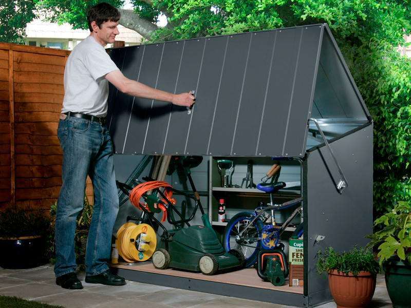 TRIMETALS Aufbewahrungsbox STOREGUARD inkl. Metallboden 196x89x113cm