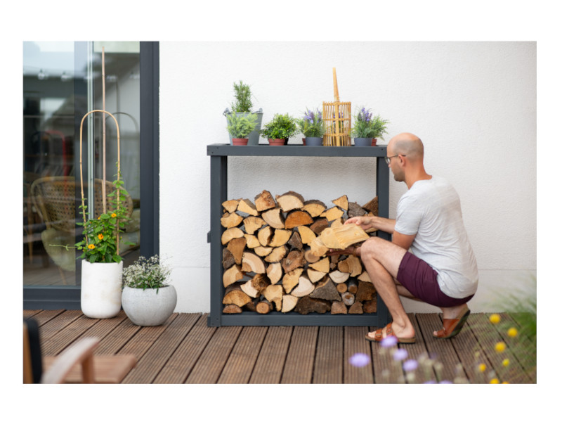 WESTMANN Kaminholzregal HARALD