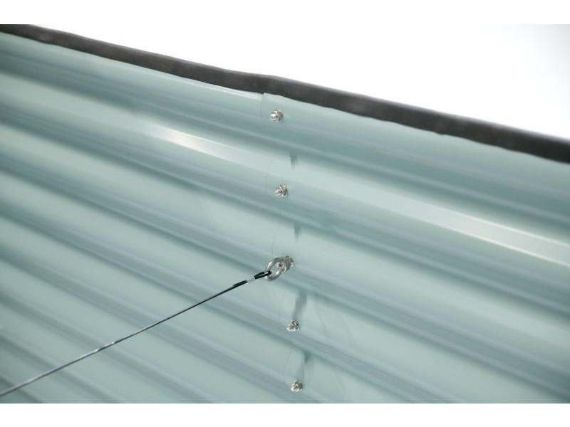 WESTMANN Hochbeet Metall Oval 240x80x82 cm anthrazit