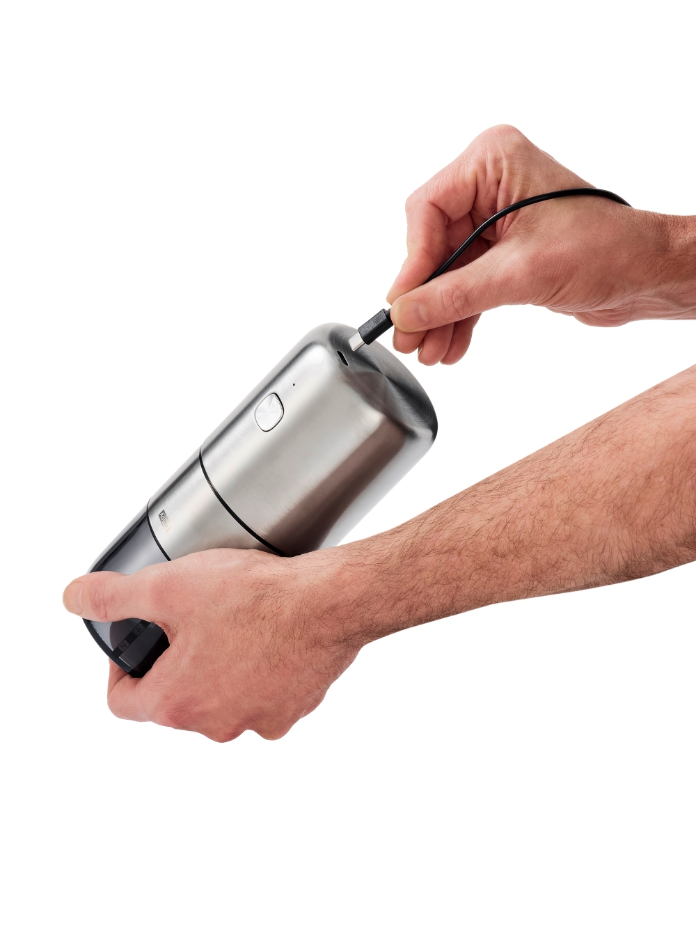 AdHoc i.Mill MC10 Elektrische Kaffeemühle USB-C 18,6 cm Edelstahl