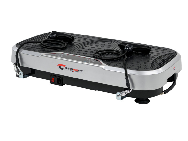 CHRISTOPEIT Vibrationsplatte 3000 silber/schwarz