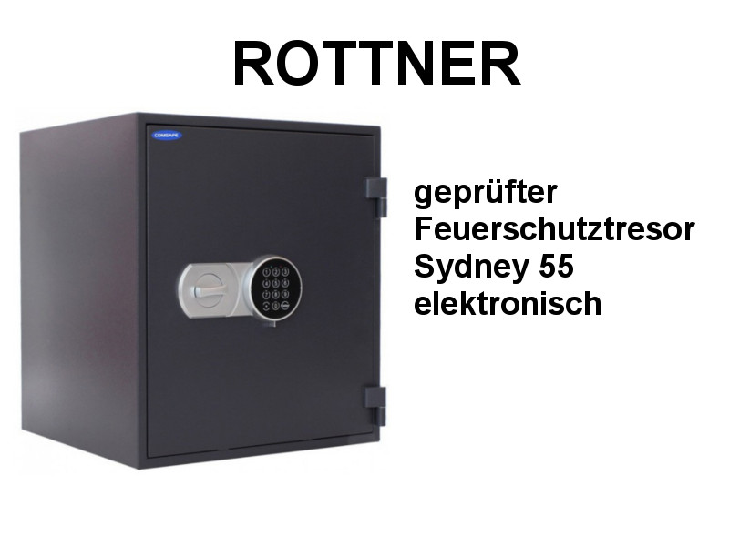 ROTTNER geprüfter Feuerschutztresor Sydney 55 elektronisch