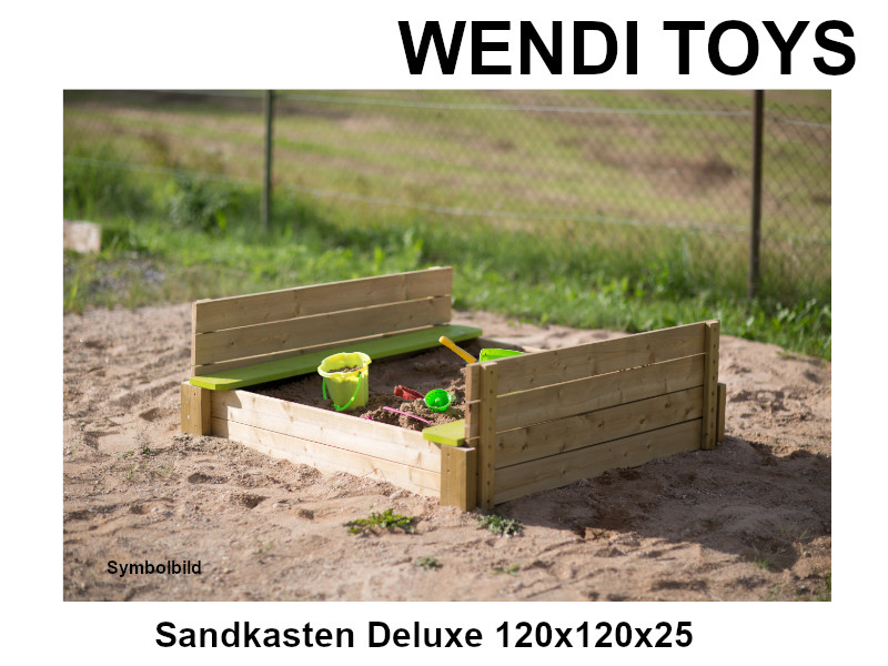 WENDI TOYS Sandkasten Deluxe 120x120x25