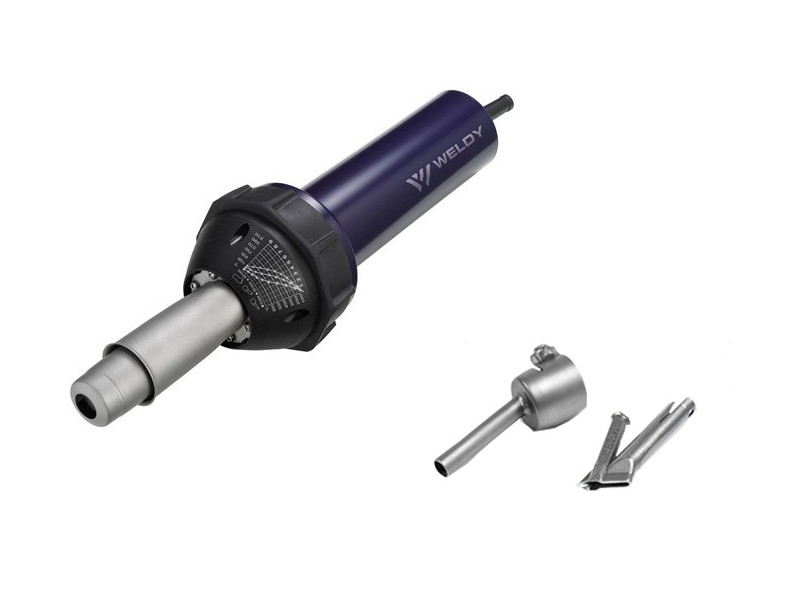 WELDY Heißluft Fön SCHWEIßDRAHTSET HT1600 + 5mm Rohrdüse + 4mm Schnellschweißdüse
