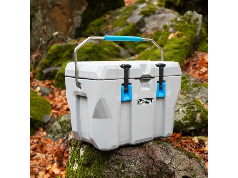 LIFETIME Kühlbox 26,5 Liter Volumen grau