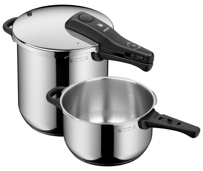 WMF Schnellkochtopf Set PERFECT 8,5 + 4,5 L