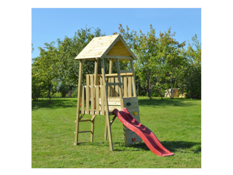 WENDI TOYS Spielturm HASE 110x260x270