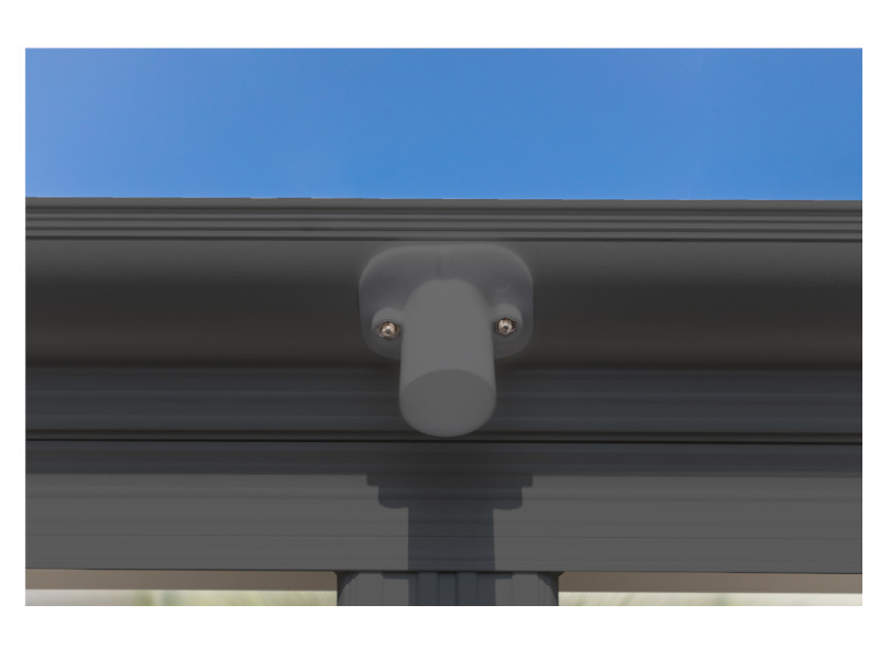 WESTMANN Rundbogen Carport 300x505x220 anthrazit 15m²