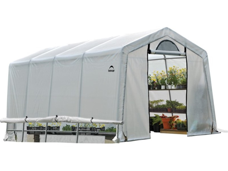 SHELTERLOGIC Folien Gewächshaus Treibhaus 18,3m² 610x300cm