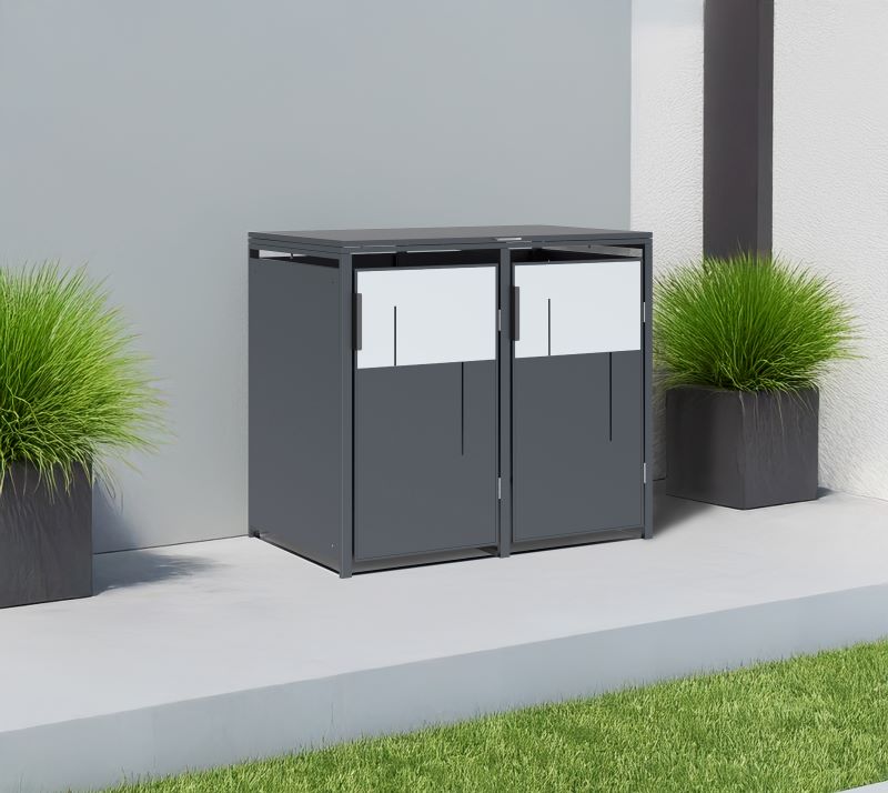 WESTMANN Mülltonnenbox 2er Tonus 2, 2x240l