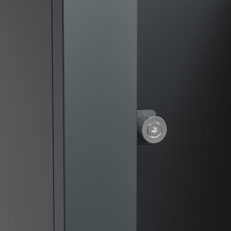 WESTMANN Mülltonnenbox metall Lacina 4x240 l