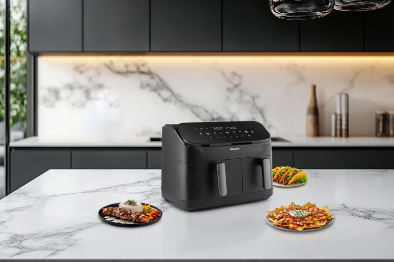 HISENSE AirFryer Solo - Heißluft-Fritteuse (11 Liter) HAF2700DHA