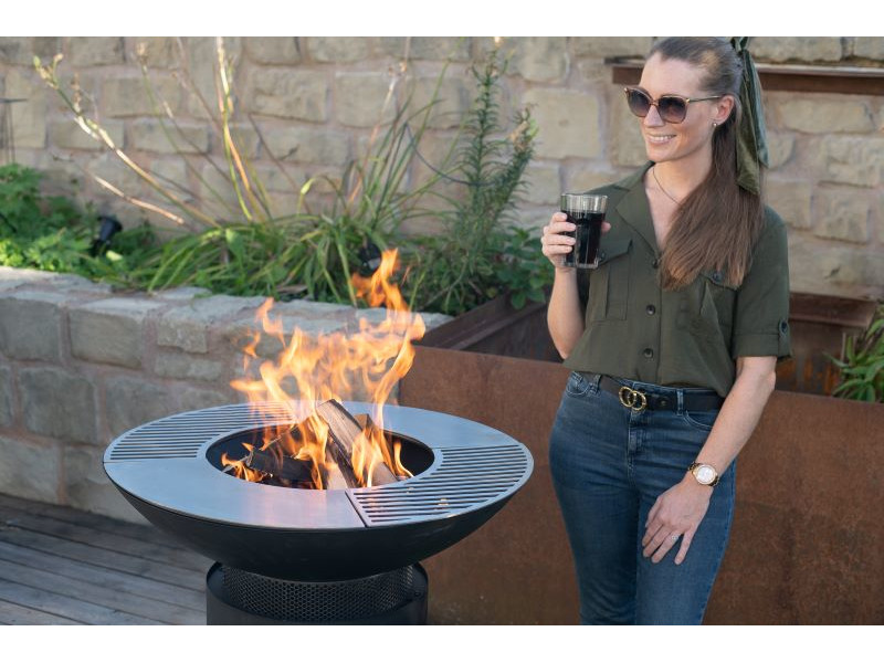 WESTMANN Grill, Plancha und Feuerplatte schwarz