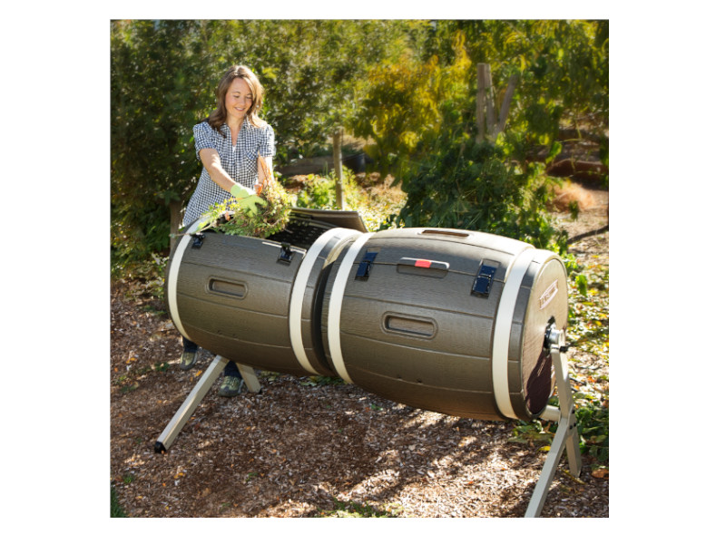LIFETIME Trommelkomposter Fass 380 L