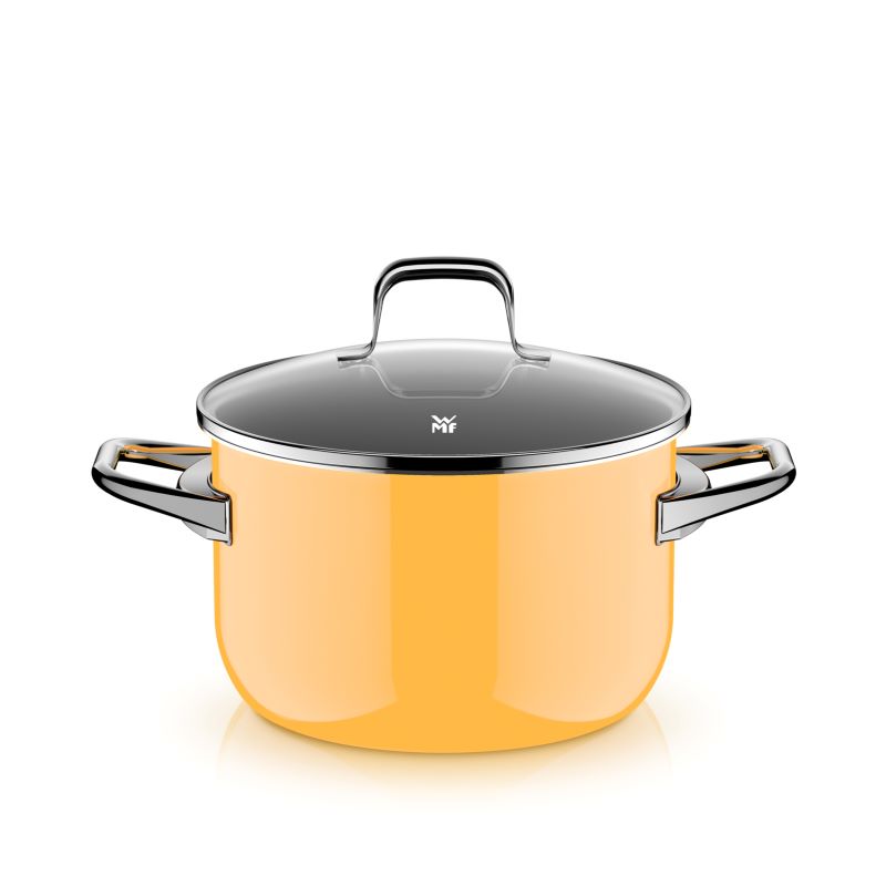 WMF Fusiontec Essential Pro, Topf-Set, 4-teilig, Mango Yellow
