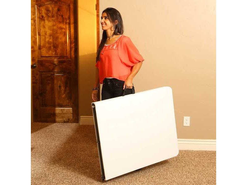 LIFETIME Klapptisch Kunststoff weiss