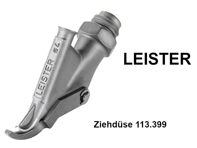 LEISTER 113.399 Ziehdüse rund 4mm mit Heftschnabel schraubbar