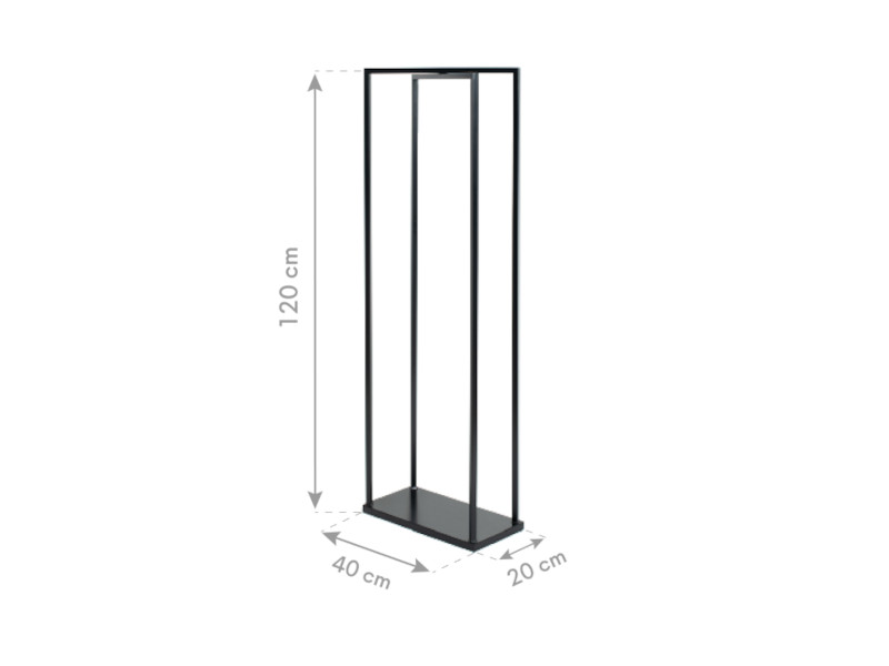 WESTMANN Kaminholzregal XAVIER