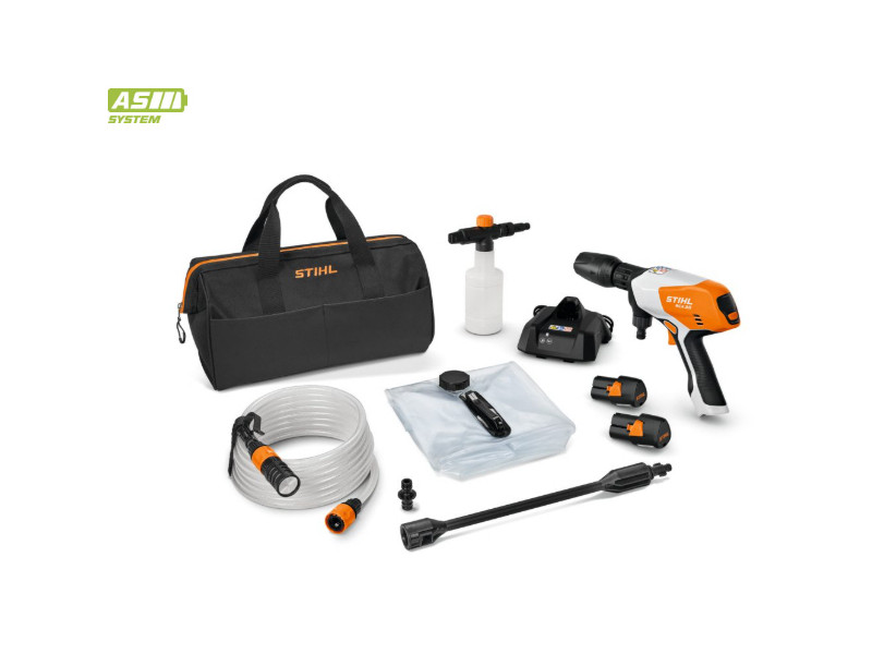 STIHL Akku Druckreiniger RCA 20 mit 2x Akku AS 2 und Ladegerät AL1
