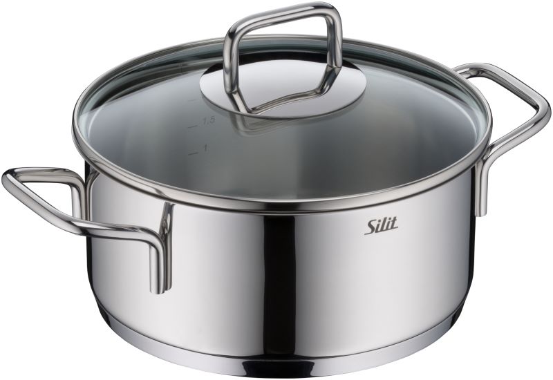 SILIT Extra Cook Bratentopf 20 cm mit Glasdeckel