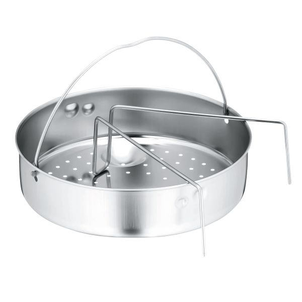 WMF Schnellkochtopf PERFECT 6,5 L mit Dampfgareinsatz