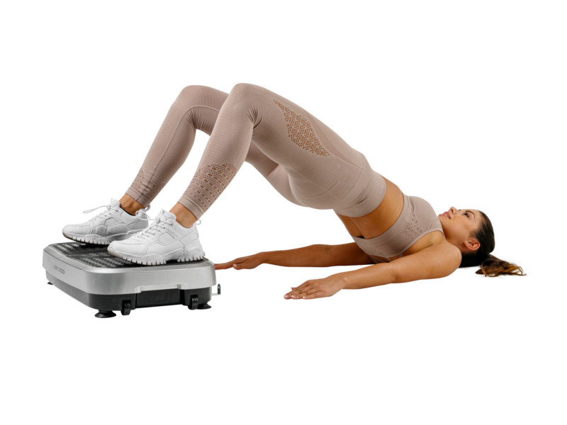 CHRISTOPEIT Vibrationsplatte 3000 silber/schwarz