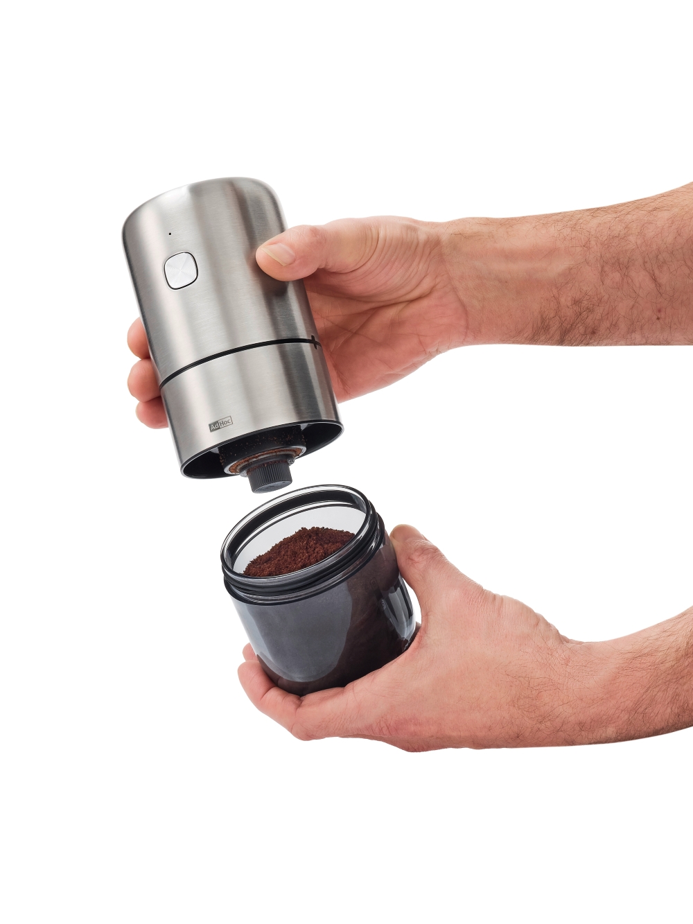 AdHoc i.Mill MC10 Elektrische Kaffeemühle USB-C 18,6 cm Edelstahl