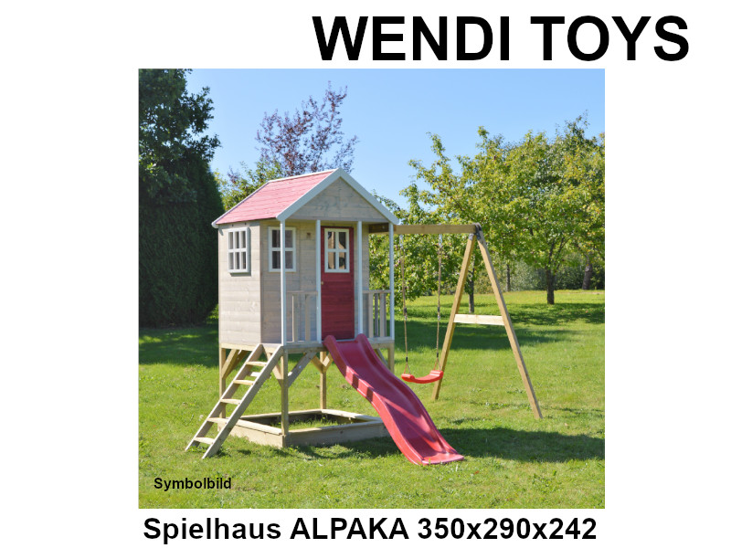 WENDI TOYS Spielhaus ALPAKA 350x290x242