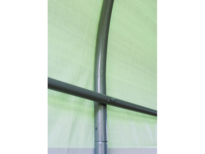 SHELTERLOGIC Gerätehaus Folienhaus in-a-BOX 5,76m² 240x240cm GRAU