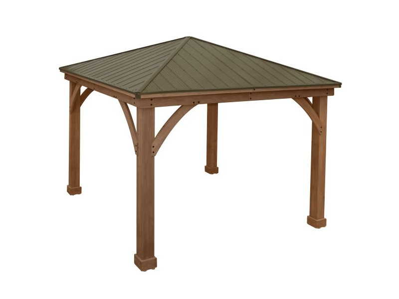 WESTMANN Holzpavillon DEVON 366x366 cm natur "12x12"