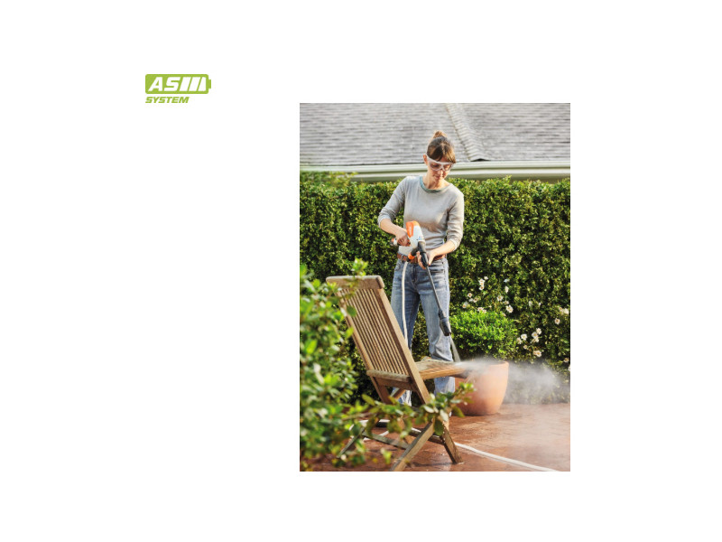 STIHL Akku Druckreiniger RCA 20 mit 2x Akku AS 2 und Ladegerät AL1