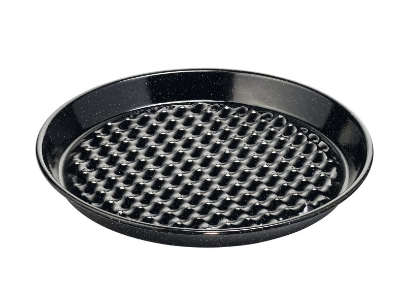 RIESS Classic Emaille Grilltasse rund Ø 32 cm SCHWARZ 0400-022