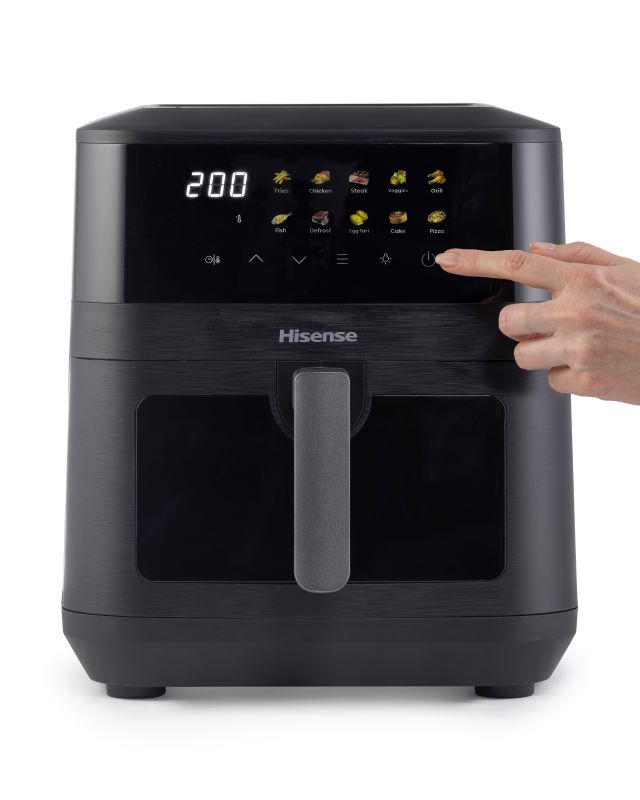HISENSE AirFryer Solo - Heißluft-Fritteuse (7,7 Liter) HAF2100DCD